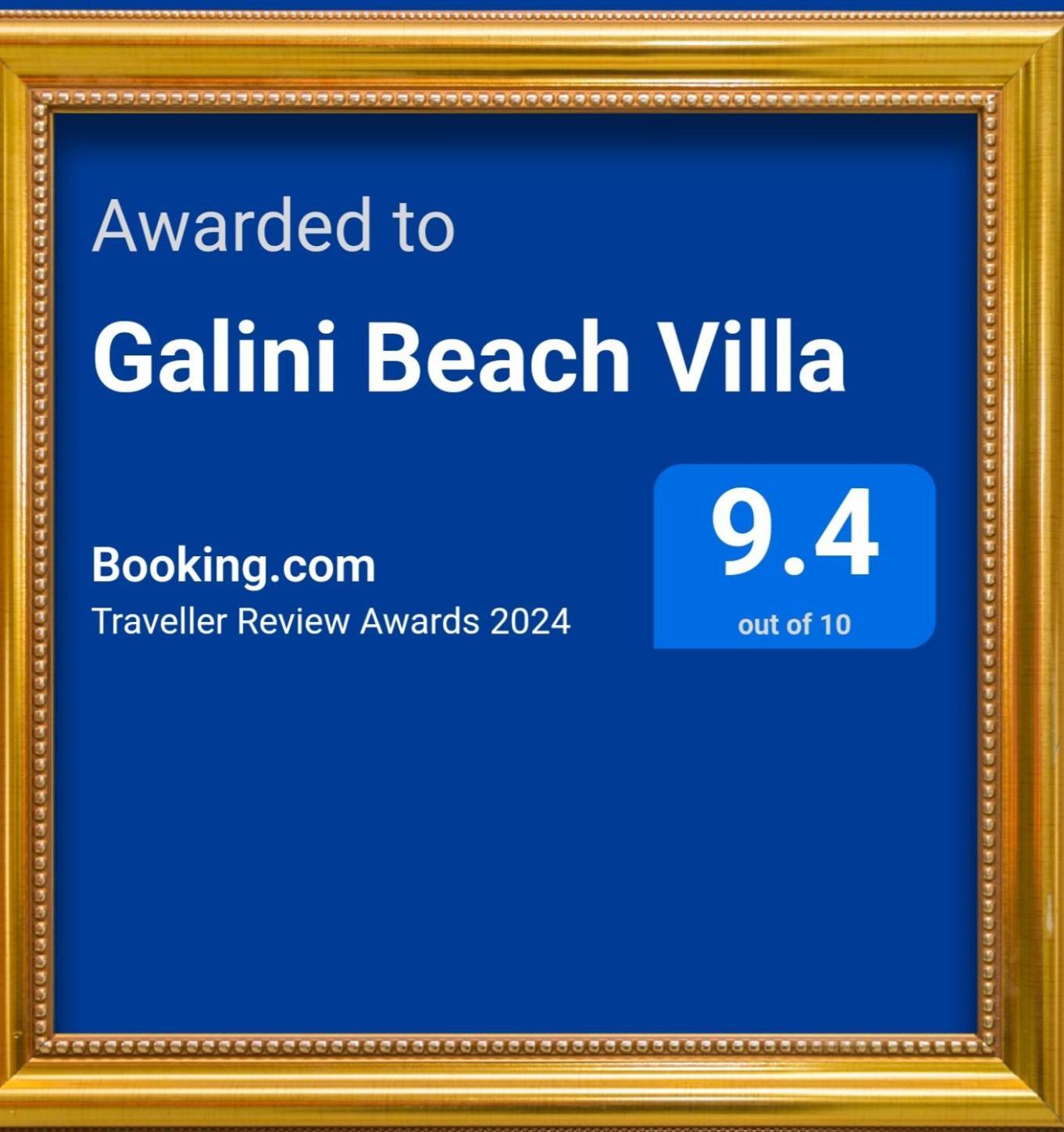 Galini Beach Villa 阿莫迪 外观 照片